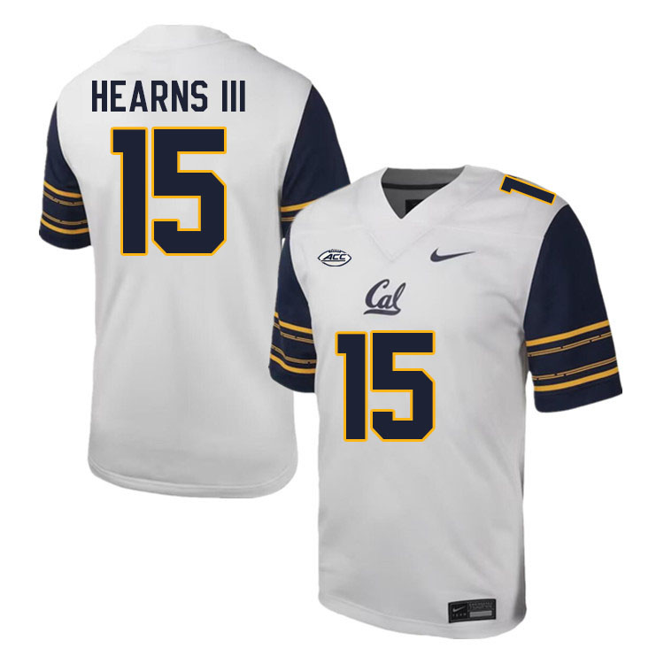 California Golden Bears #15 Lu-Magia Hearns III ACC Conference College Football Jerseys Stitched Sale-White
